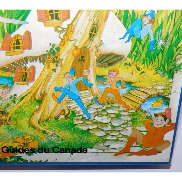 Vintage 80s Girl Guides of Canada 64 Piece jigsaw Puzzle Sparks Brownies - Picture 5 of 8